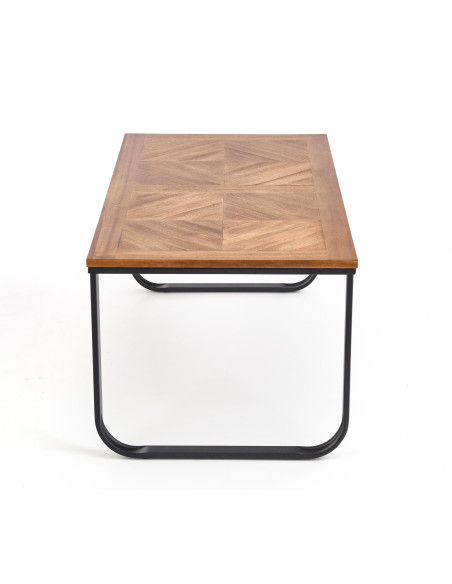 MAZZOLA ława orzechowy / czarny 