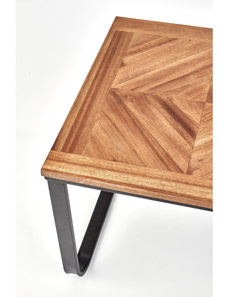 MAZZOLA ława orzechowy / czarny 