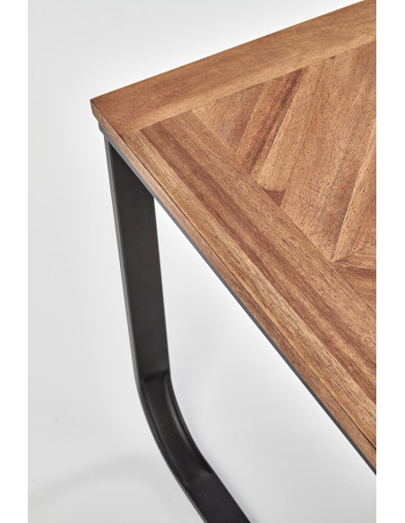 MAZZOLA ława orzechowy / czarny 