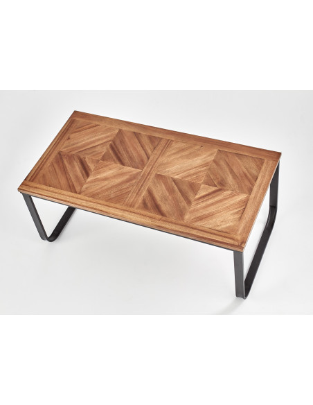 MAZZOLA ława orzechowy / czarny 