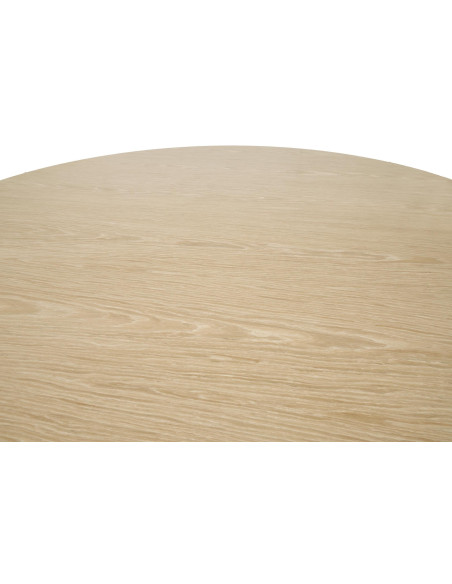 NICOLAS Stół Okrągły Fi120cm Dąb Naturalny - Naturalny Styl i Funkcjonalność
