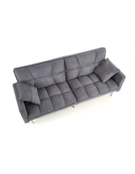 ROBERTO Sofa Rozkładana Popielata z Poduszkami - Komfort i Wielofunkcyjność