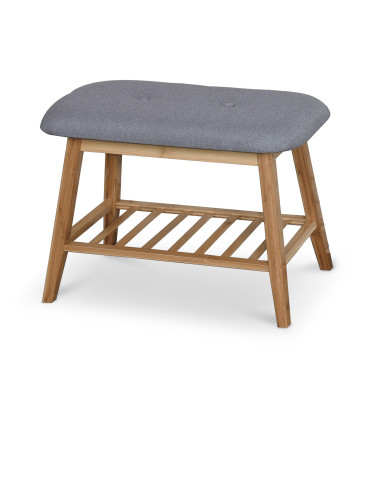 ST14 Stojak na Buty - Siedzisko / Bambus - Naturalny Styl i Funckjonalność