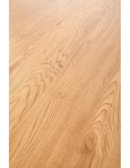 Stół TORISTO 120 x 80 blat - dąb złoty / nogi - czarne