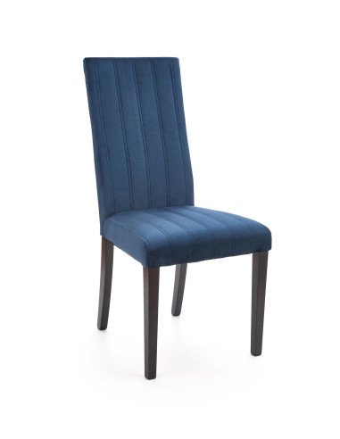 DIEGO 2 Krzesło Drewniane Velvet Pikowany Granatowy - Elegancja i Komfort