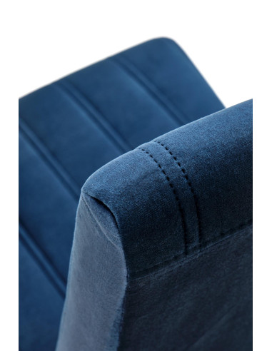 DIEGO 2 Krzesło Drewniane Velvet Pikowany Granatowy - Elegancja i Komfort