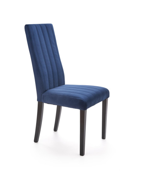 DIEGO 2 Krzesło Drewniane Velvet Pikowany Granatowy - Elegancja i Komfort