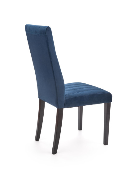 DIEGO 2 Krzesło Drewniane Velvet Pikowany Granatowy - Elegancja i Komfort