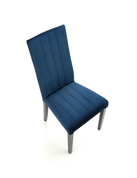 DIEGO 2 Krzesło Drewniane Velvet Pikowany Granatowy - Elegancja i Komfort