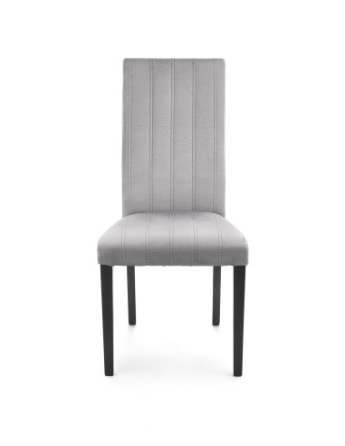 DIEGO 2 Krzesło Drewniane Velvet Pikowany Jasny Popiel - Subtelna Elegancja