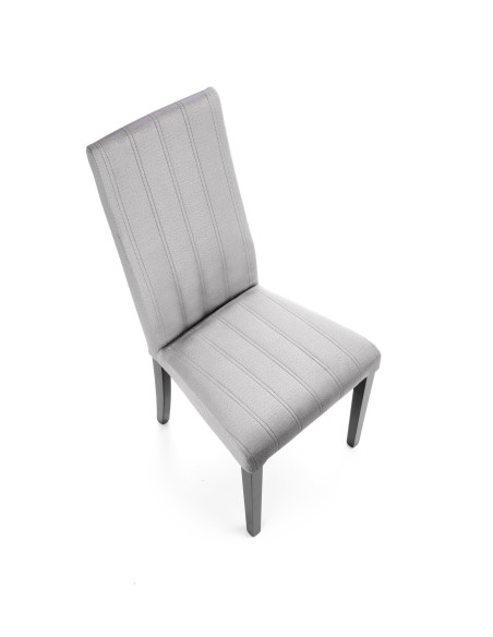 DIEGO 2 Krzesło Drewniane Velvet Pikowany Jasny Popiel - Subtelna Elegancja