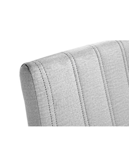 DIEGO 2 Krzesło Drewniane Velvet Pikowany Jasny Popiel - Subtelna Elegancja