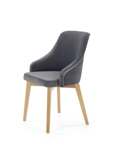 TOLEDO 2 Krzesło Drewniane Velvet Solo 267 - Elegancja i Komfort