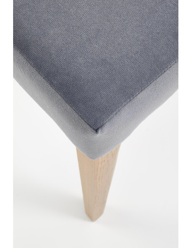 WENANTY Krzesło Drewniane Velvet Popielaty - Klasyczna Elegancja