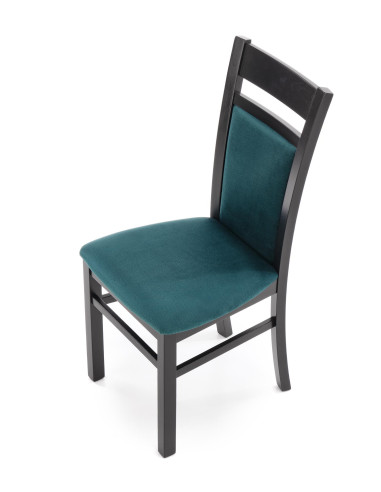 GERARD2 krzesło czarny / tap: velvet Monolith 37 (ciemny zielony) 