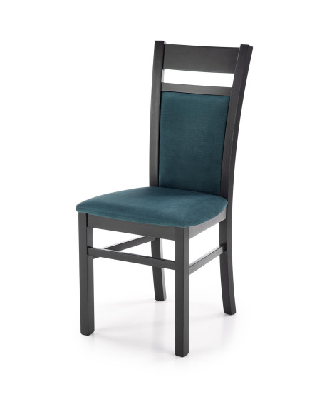 GERARD2 krzesło czarny / tap: velvet Monolith 37 (ciemny zielony) 