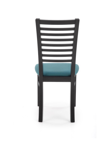 Krzesło drewniane GERARD6 czarny / VELVET ciemny zielony