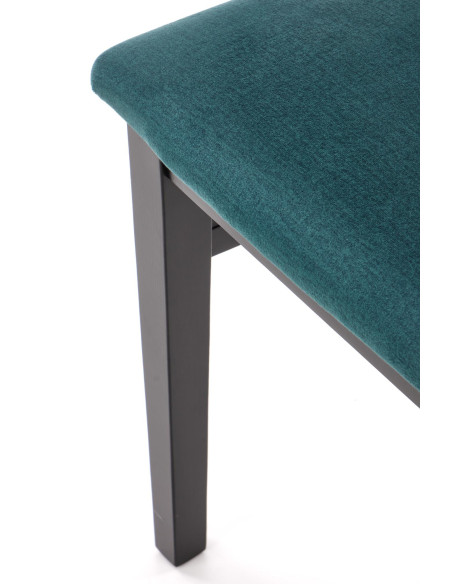 SYLWEK1 krzesło czarny / tap: velvet Monolith 37 (ciemny zielony) 