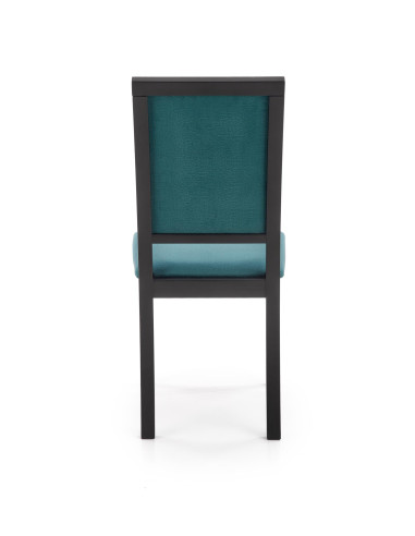 SYLWEK1 krzesło czarny / tap: velvet Monolith 37 (ciemny zielony) 