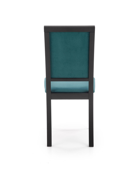 SYLWEK1 krzesło czarny / tap: velvet Monolith 37 (ciemny zielony) 