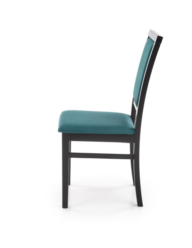 SYLWEK1 krzesło czarny / tap: velvet Monolith 37 (ciemny zielony) 