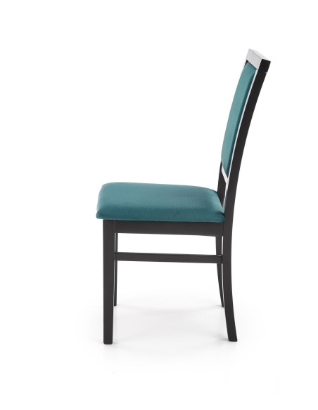 SYLWEK1 krzesło czarny / tap: velvet Monolith 37 (ciemny zielony) 