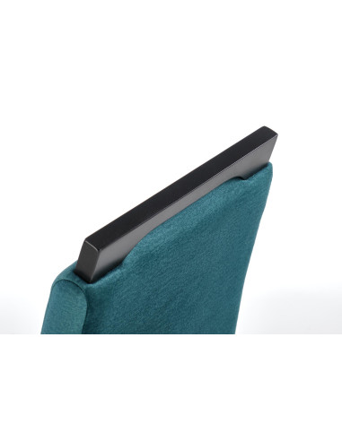 CLARION 2 Krzesło Drewniane Czarny/C.zielony Velvet - Nowoczesność i Styl