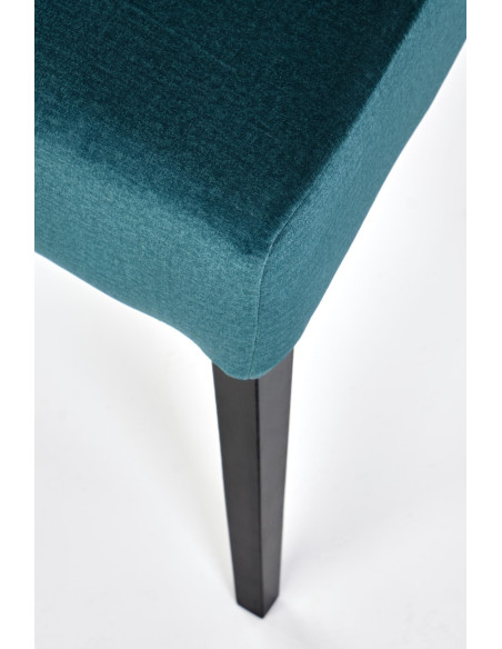 CLARION 2 Krzesło Drewniane Czarny/C.zielony Velvet - Nowoczesność i Styl