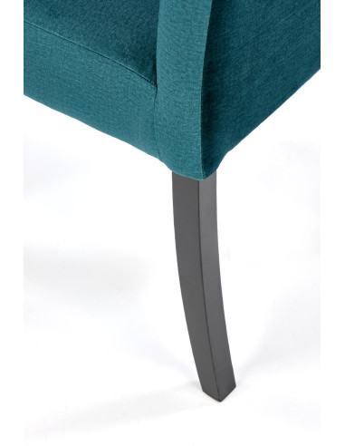 CLARION 2 Krzesło Drewniane Czarny/C.zielony Velvet - Nowoczesność i Styl