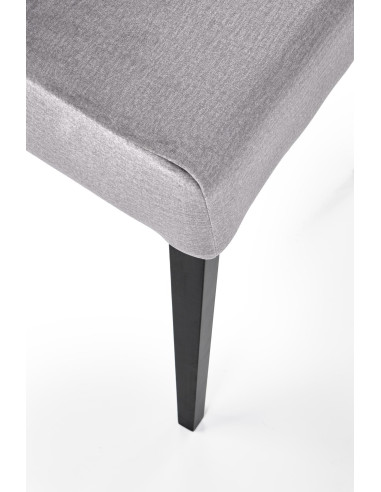 CLARION 2 Krzesło Drewniane Czarny/Popiel Velvet - Subtelna Elegancja