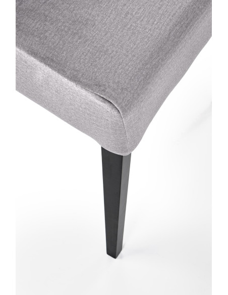 CLARION 2 Krzesło Drewniane Czarny/Popiel Velvet - Subtelna Elegancja