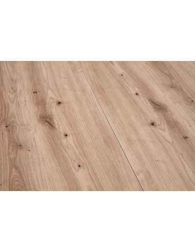 RUBEN Stół Okrągły Rozkładany Fi102-142cm Dąb Artisan z Czarnymi Nogami