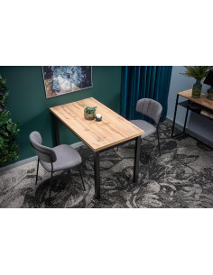 COBALT Klasyczny Stół 120x68cm Dąb Wotan/Czarny - Minimalizm i Elegancja 2