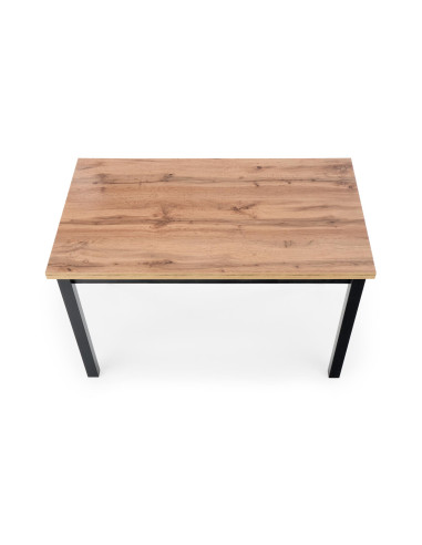 COBALT Klasyczny Stół 120x68cm Dąb Wotan/Czarny - Minimalizm i Elegancja