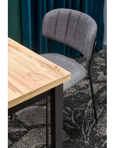 COBALT Klasyczny Stół 120x68cm Dąb Wotan/Czarny - Minimalizm i Elegancja