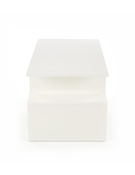 Ława z półką i pojemnikiem COMBO biały