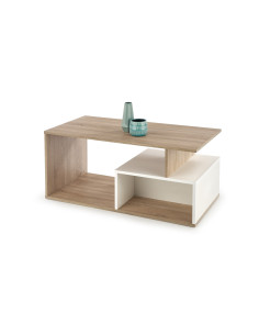 Ława z półką i pojemnikiem COMBO dąb sonoma/biały