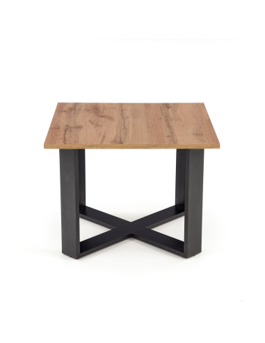 CROSS Ława Styl Skandynawski 67/67cm Podstawa Krzyżak - Dąb Wotan/Czarny