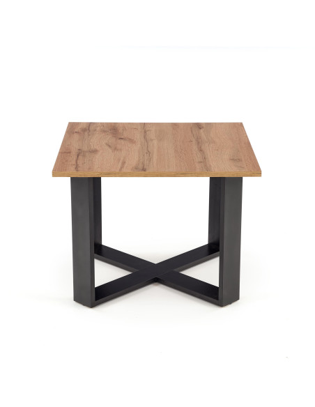 CROSS Ława Styl Skandynawski 67/67cm Podstawa Krzyżak - Dąb Wotan/Czarny