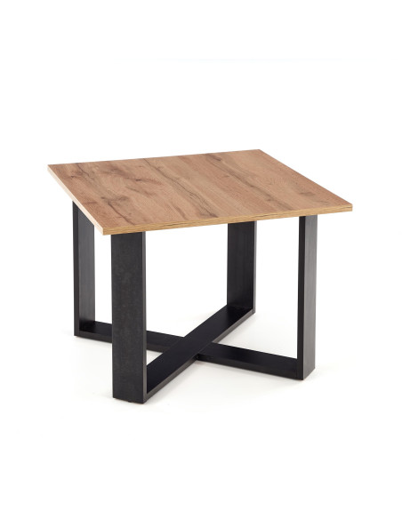 CROSS Ława Styl Skandynawski 67/67cm Podstawa Krzyżak - Dąb Wotan/Czarny