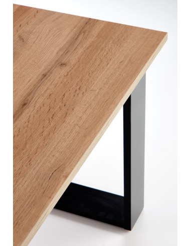 Ława loftowa LIBRA dąb wotan/czarny