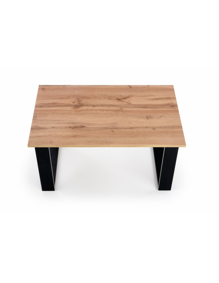 Ława loftowa LIBRA dąb wotan/czarny