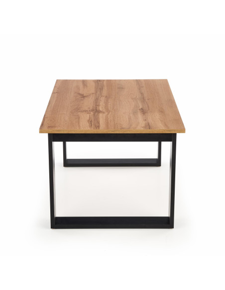 Ława loftowa LIBRA dąb wotan/czarny