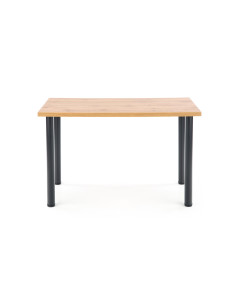 MODEX 2 Stół 120x68cm Dąb Wotan, Czarne Okrągłe Nogi - Nowoczesna Forma 2