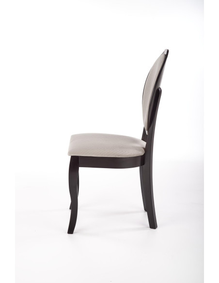 VELO Krzesło Drewniane Styl Ludwikowski Beż/Czarny - Styl i Komfort