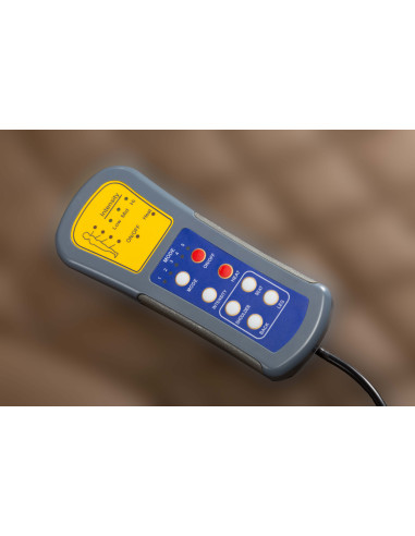 Fotel rozkładany DOMI M z funkcją masażu beżowy