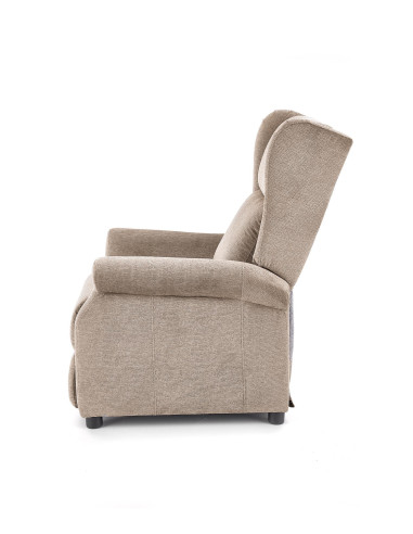 Fotel rozkładany DOMI M z funkcją masażu beżowy