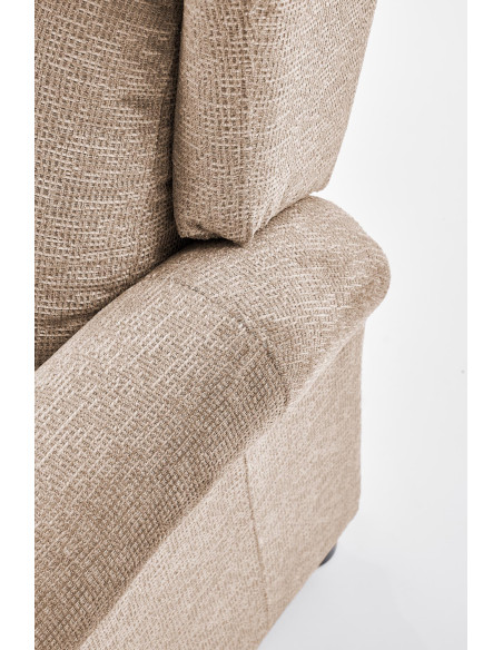 Fotel rozkładany DOMI M z funkcją masażu beżowy