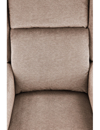 Fotel rozkładany DOMI M z funkcją masażu beżowy