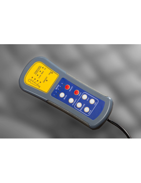 Fotel rozkładany DOMI M z funkcją masażu popielaty